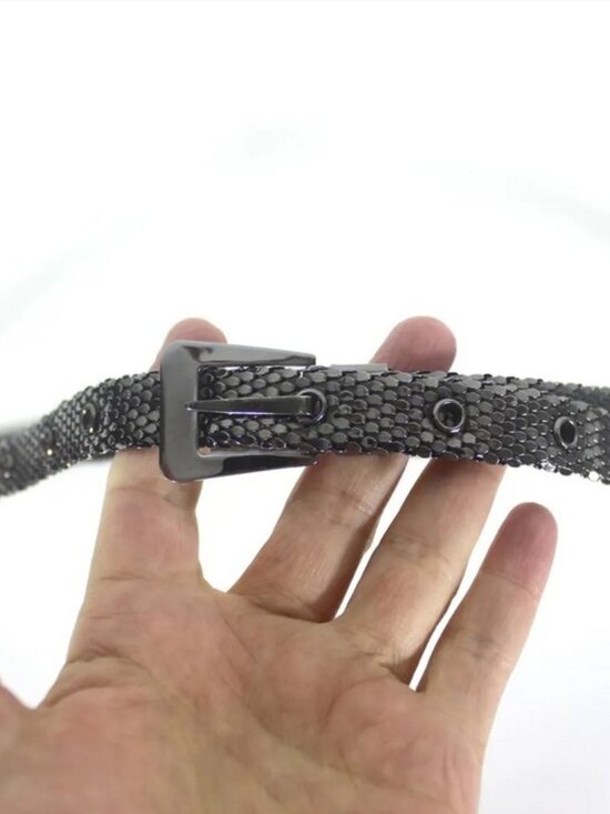 Vintage Gunmetal Mesh Belt main image 6